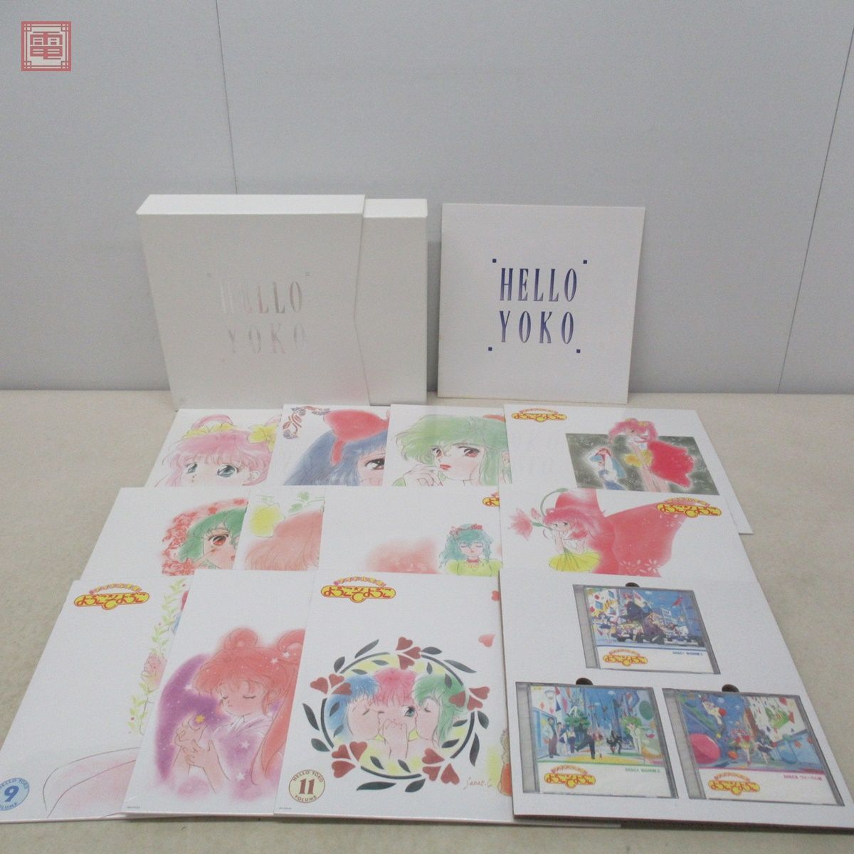 白 フリル付 アイドル天使ようこそようこ TVシリーズ全話LD BOXセット