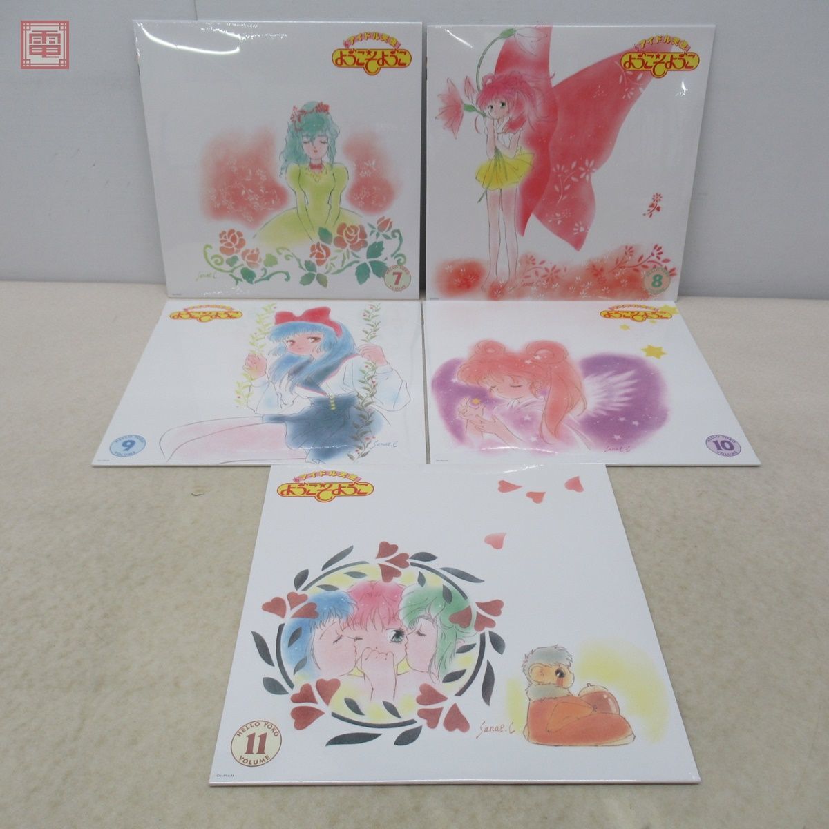 白 フリル付 アイドル天使ようこそようこ TVシリーズ全話LD BOXセット