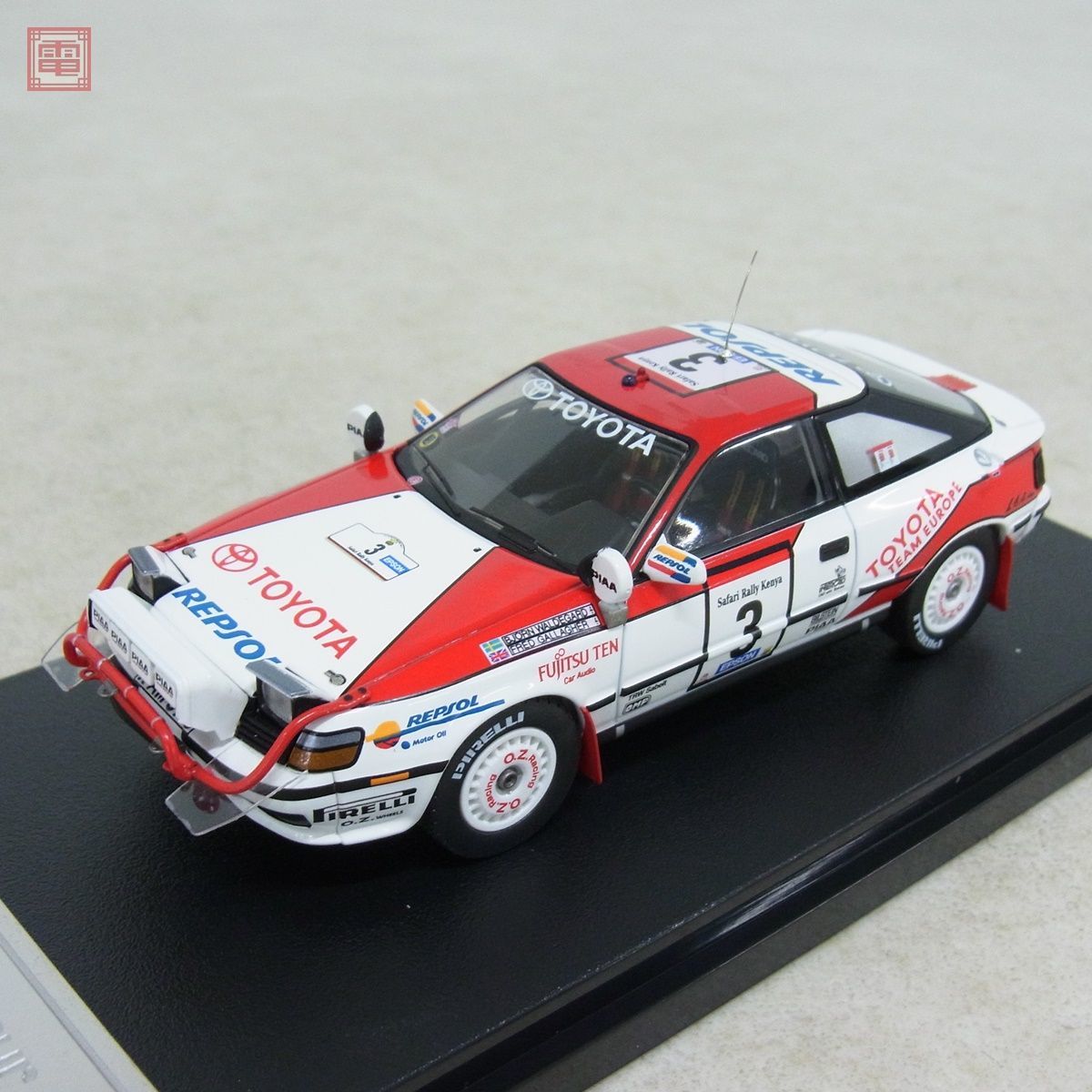 hpiレーシング 1/43 トヨタ セリカ GT-Four #3 1990 サファリ No.8087 hpi-racing Toyota Celica Safari【10の画像4