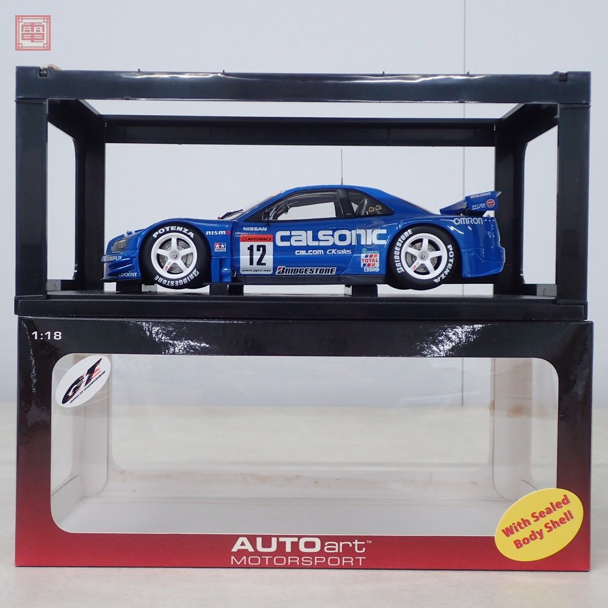 オートアート 1/18 2003 JGTC GT500 カルソニック スカイライン #12 No.80378 AUTOart CALSONIC SKYLINE Round 8 Suzuka Winner【20の画像1