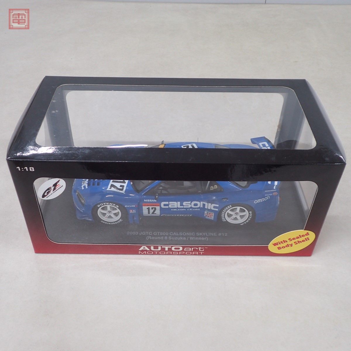 オートアート 1/18 2003 JGTC GT500 カルソニック スカイライン #12 No.80378 AUTOart CALSONIC SKYLINE Round 8 Suzuka Winner【20の画像4