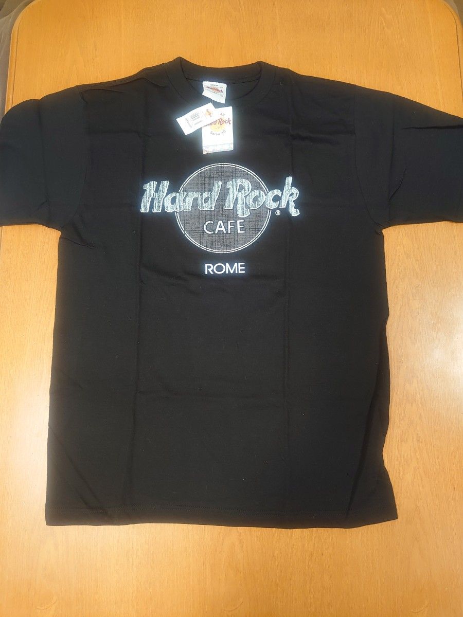 【レア新品】ハードロックカフェ_Hard Rock CAFE Tシャツ_ROME_黒_ブラック_サイズM【未使用品】