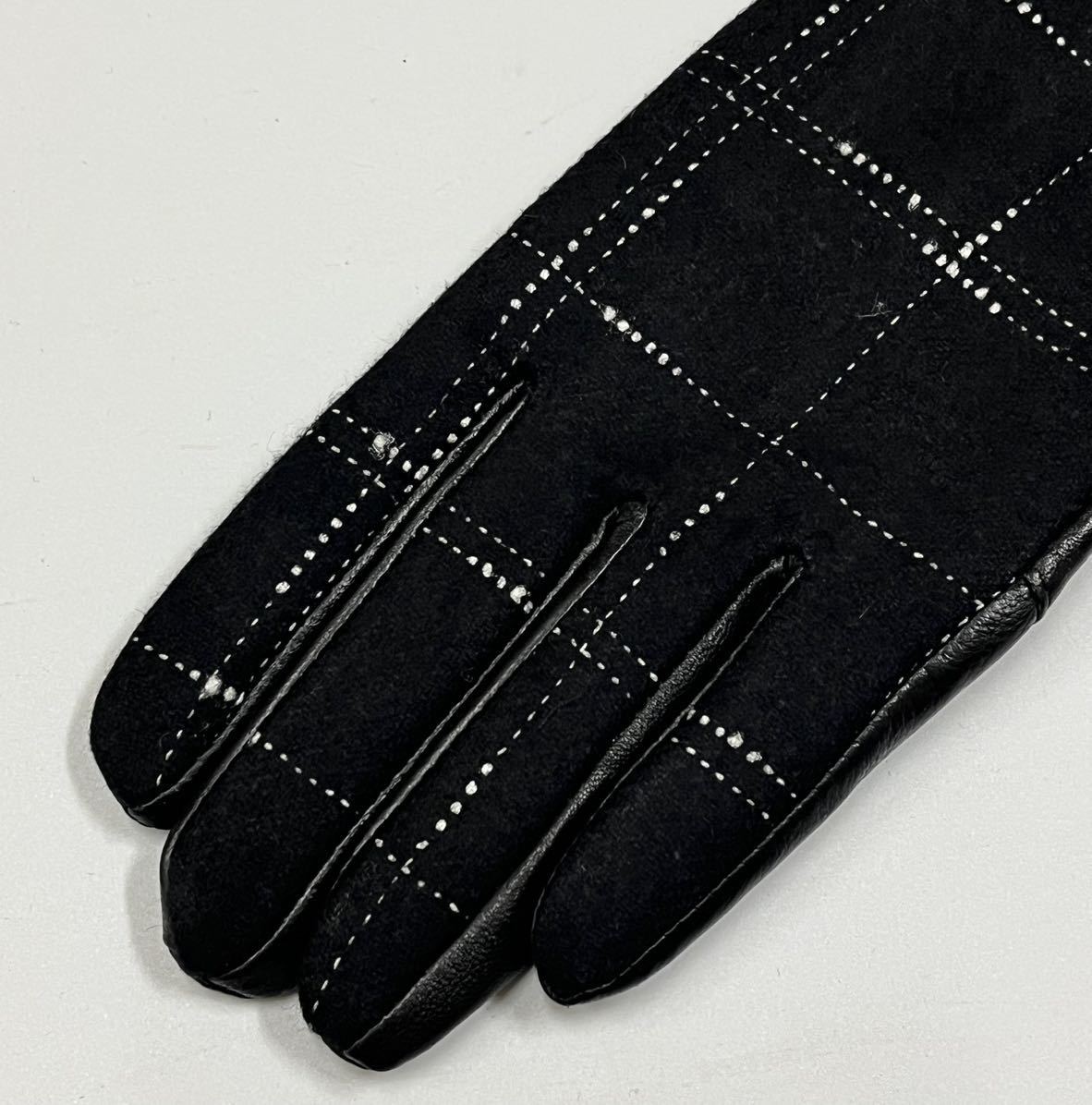  new goods * leather gloves lady's leather gloves leather glove reverse side nappy glove 