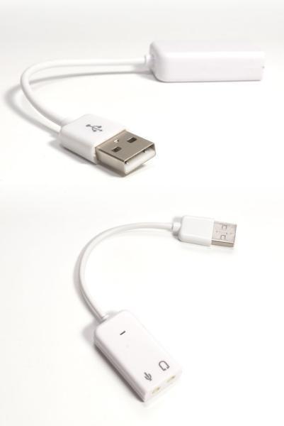 送料無料 USB サウンド アダプター 仮想 7.1ch バーチャル イヤホン マイク 3.5mm コンパクト Windows専用の画像4