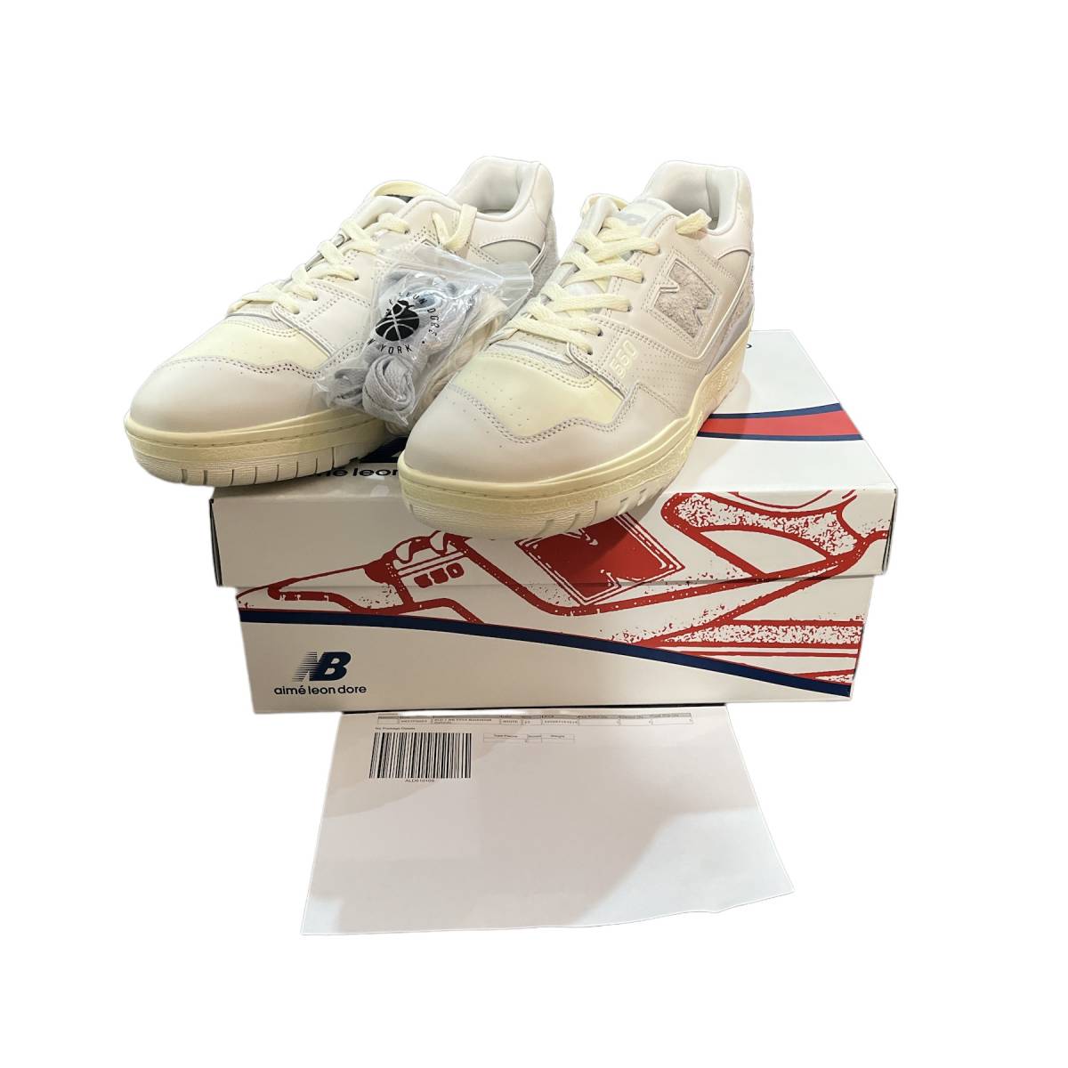  новый товар * New Balance Aim Leon Dore x 550 сотрудничество спортивные туфли eme Leon dore New balance BB550AM1 30cm