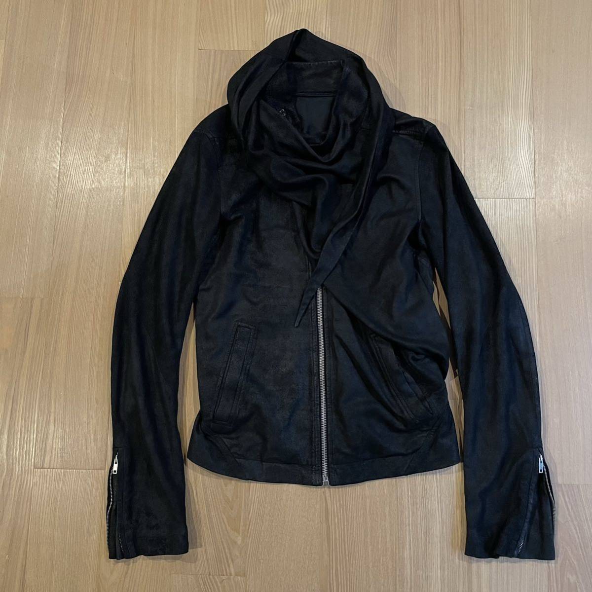 送料込み 46 XS Rick Owens リックオウエンス レザー ジャケット