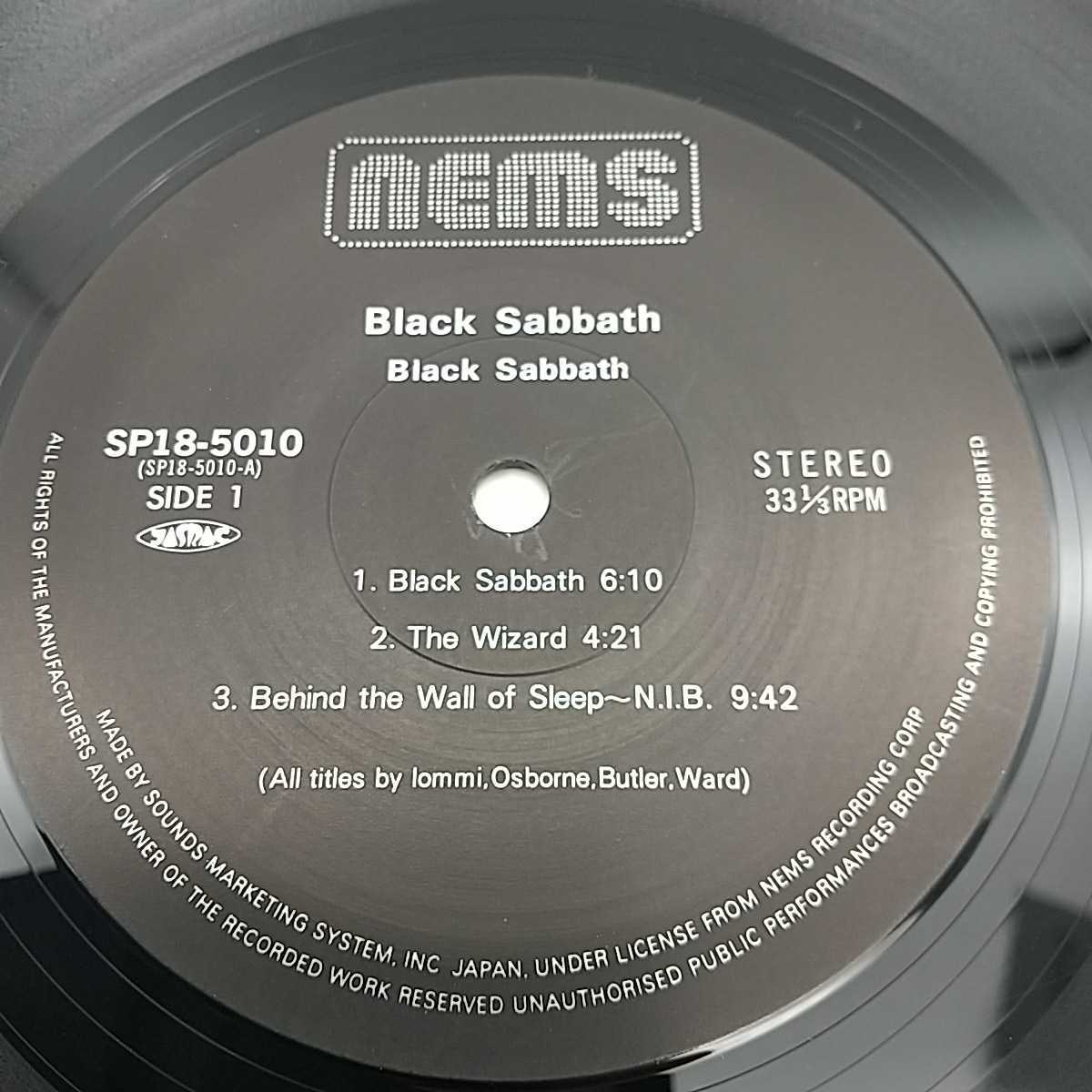 帯付 ブラックサバス 黒い安息日 Black Sabbath SP18-5010 オジー