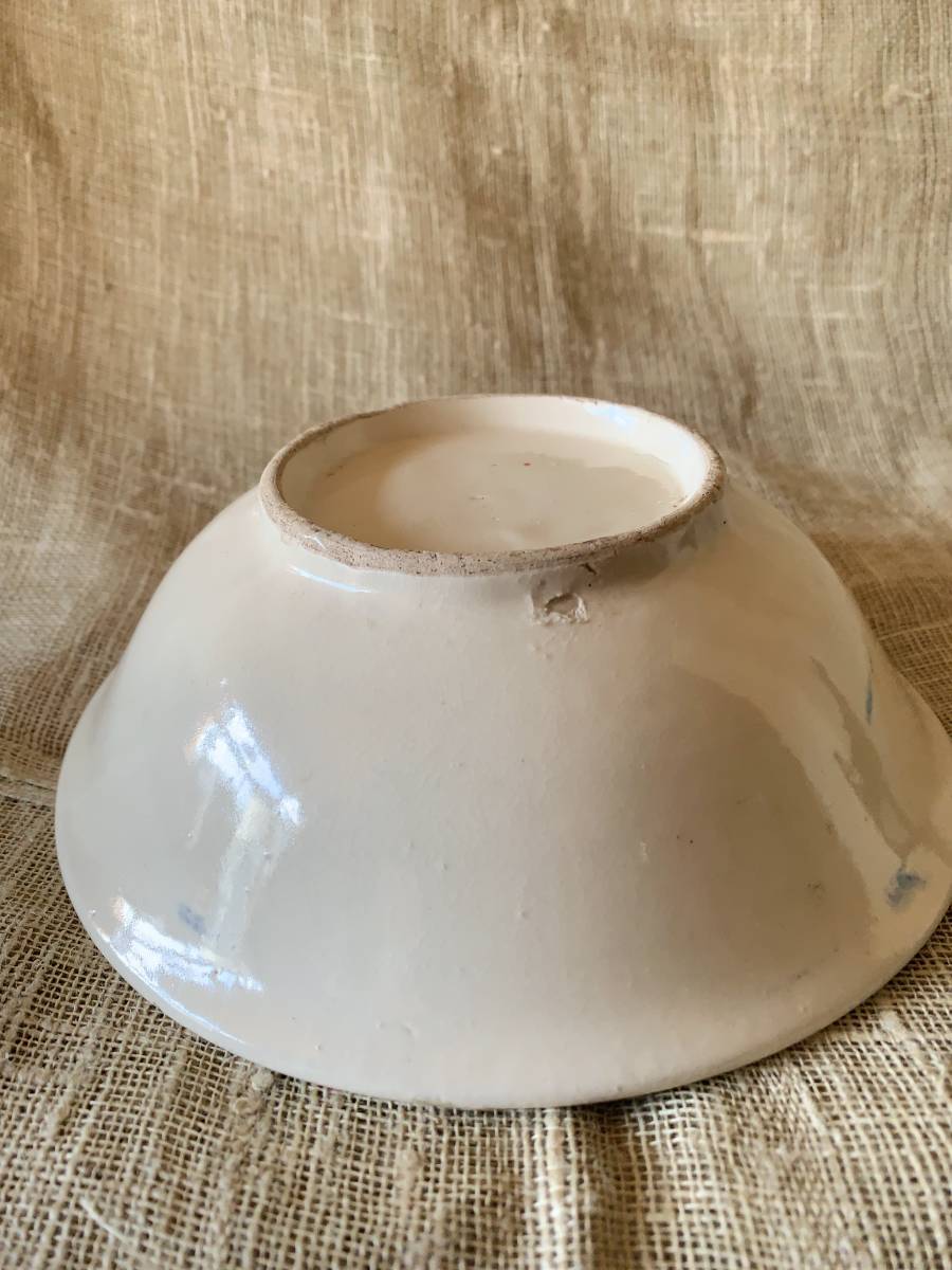  Вьетнам контейнер Vintage античный sombe. чашка plate тарелка Франция керамика рука .. белый фарфор с синим рисунком ... маленькая тарелка глубокий тарелка курица курица бабочка 