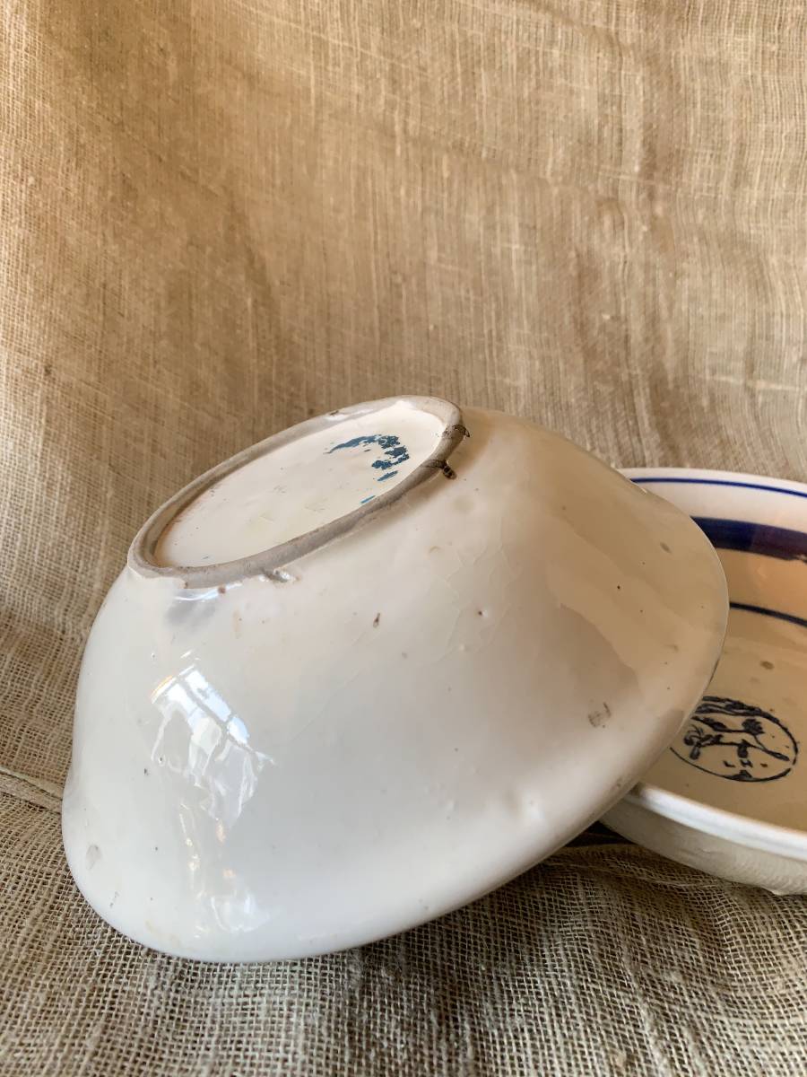  Вьетнам контейнер Vintage античный sombe. чашка plate тарелка Франция керамика рука .. белый фарфор с синим рисунком ... маленькая тарелка глубокий тарелка лошадь 