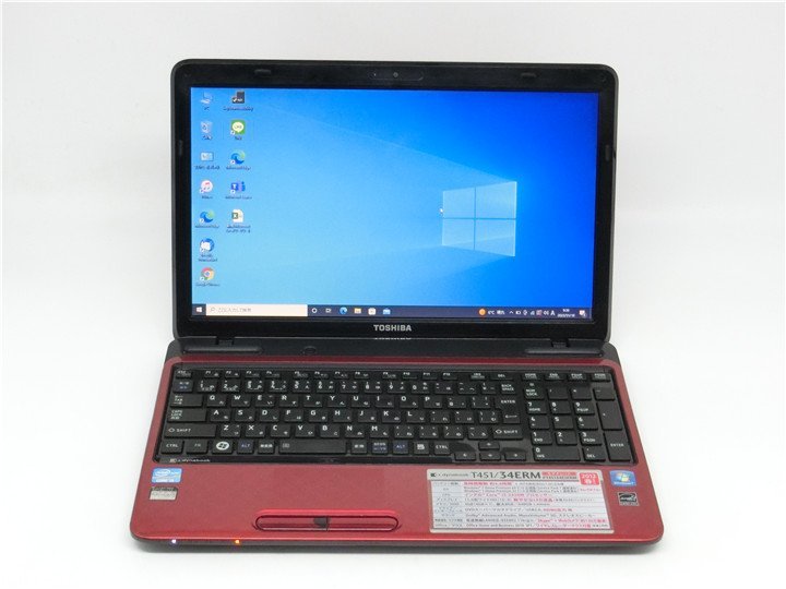 カメラ内蔵/中古/15.6型/ノートPC/Windows10/新品SSD256GB/8GB/2世代i5/TOSHIBA T451/34ERM Office搭載/HDMI/無線WIFI/テンキー
