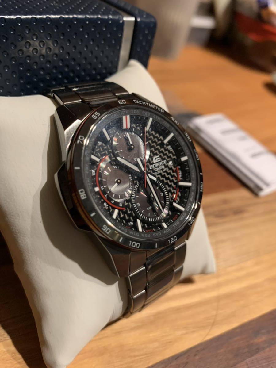 CASIO カシオ EDIFICE エディフィス 初カーボンダイアル電波ソーラー