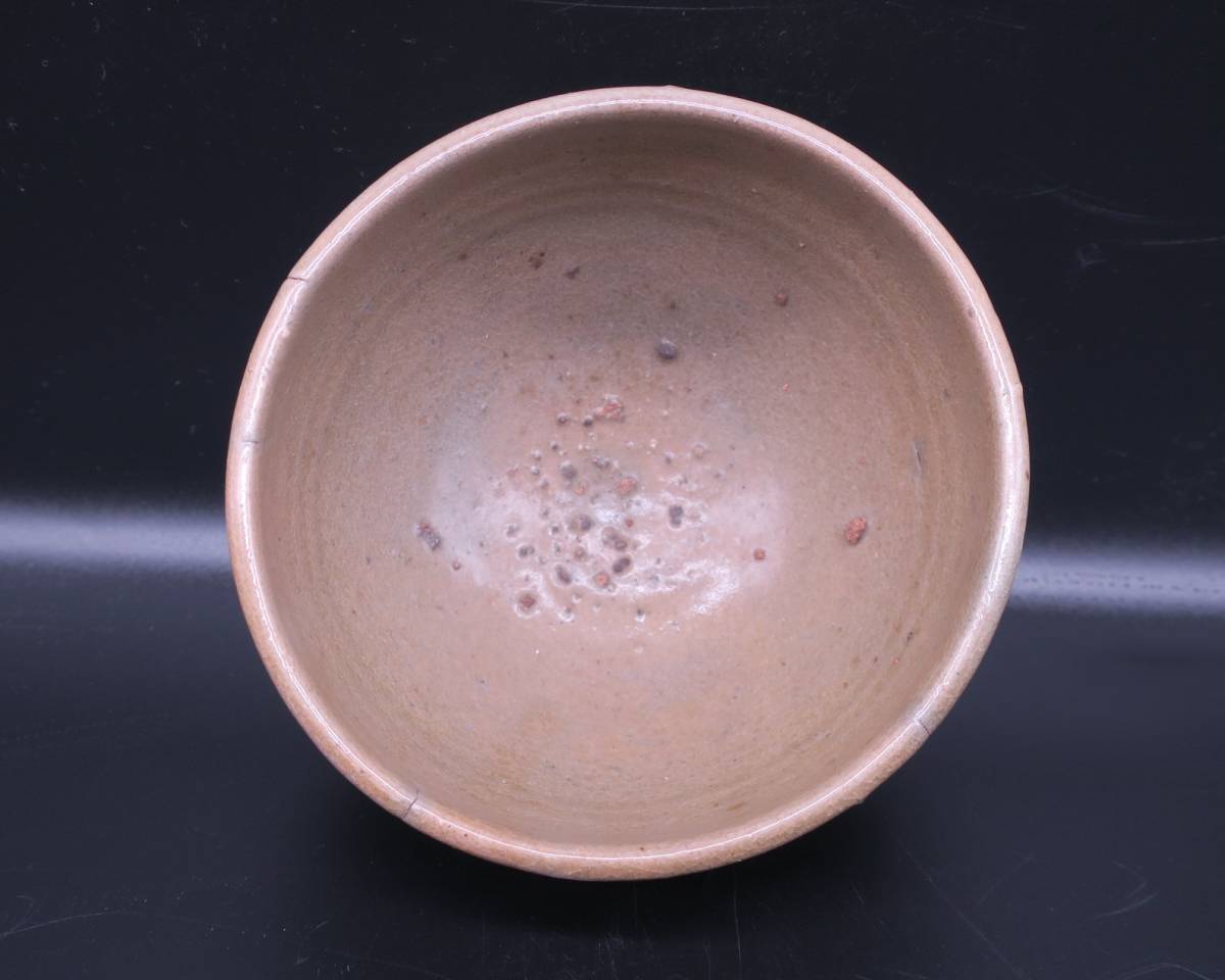 李朝/鉄絵キビ文茶碗/みこみに砂粒】 | JChere雅虎拍卖代购