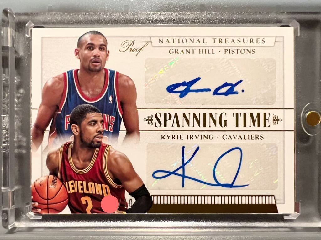 最高級 Gold Proof 10枚限定 Auto 新人王 Duke 15 Panini 国宝 Kyrie Irving Grant Hill カイリー・アービング グラント・ヒル NBA サイン_画像1