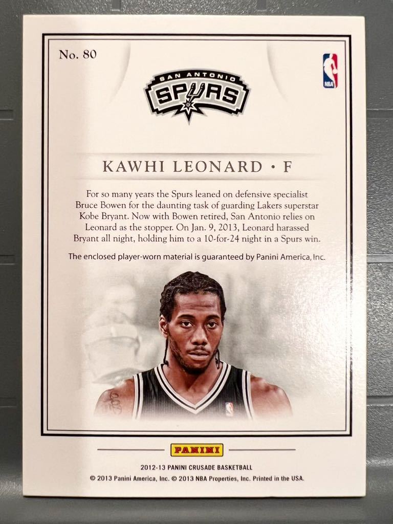 都内で Jumbo RC 激レア Jersey カワイ Leonard Kawhi Panini 12 その他