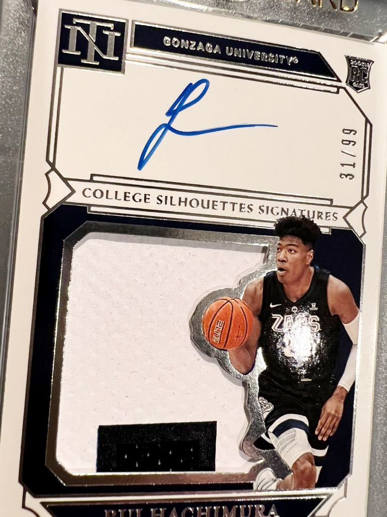 最高級直書/99枚限定 19 Panini 国宝 RC Auto Patch Rui Hachimura 八