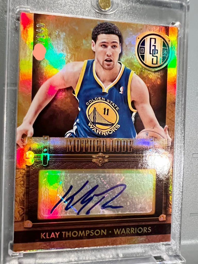 最高級版/149 Auto 13 Panini Gold Standard Klay Thompson クレイ・トンプソン NBA 直筆 サイン ウォリアーズ Warriors バスケ 3P_画像3