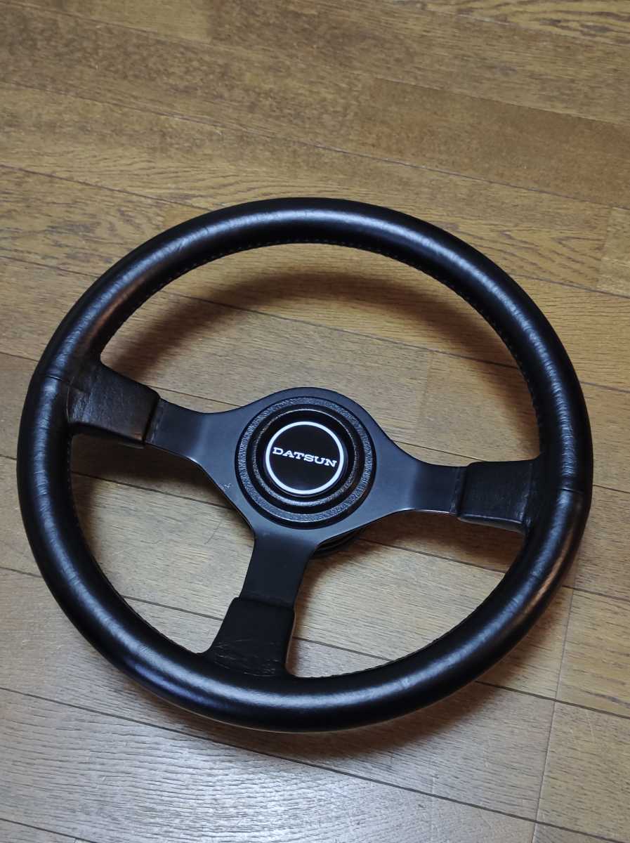 希少美品★ニスモNISMOステアリング★ハコスカボス★検ダットサンDATSUNケンメリ旧車当時物走り屋ジャパン_画像1