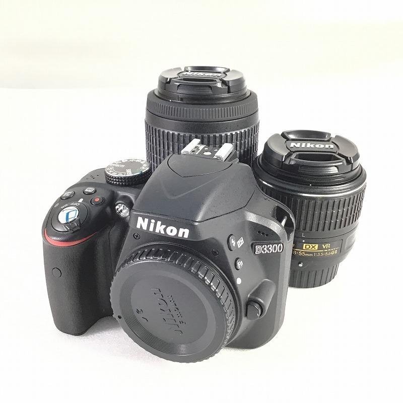 海外最新 【中古品】 ニコン / Nikon ダブルズームキット D3300 ニコン