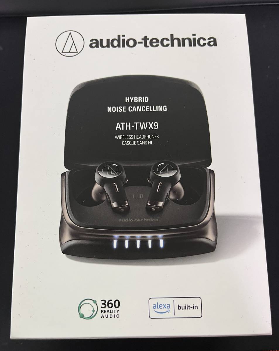 新品】audio-technica フルワイヤレスイヤホン ATH-TWX9 | magaza