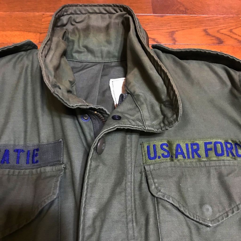 米軍実物 M-65フィールドジャケット アルファ 3rd ビンテージ ヴィンテージ XS-S XSmall short M65アメリカ軍 US Air Force USMC 2nd_画像6