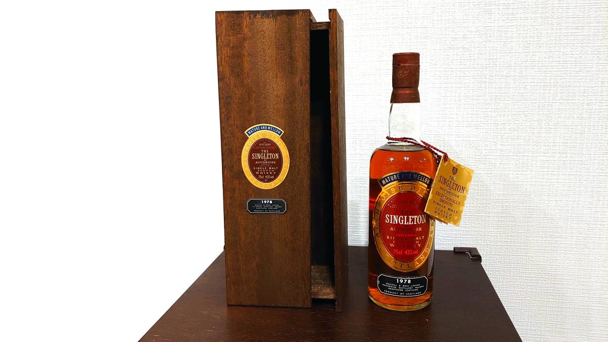 スコッチウイスキー シングルトン オスロスク1978年 未開封 食品、飲料