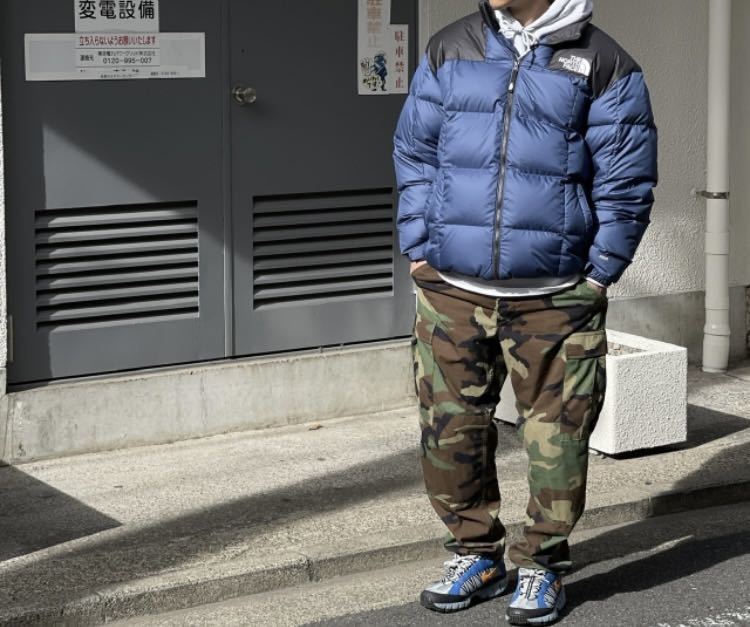 ☆新品☆人気シェイディーブルー☆US size L☆NORTH FACE LHOTSE DOWN