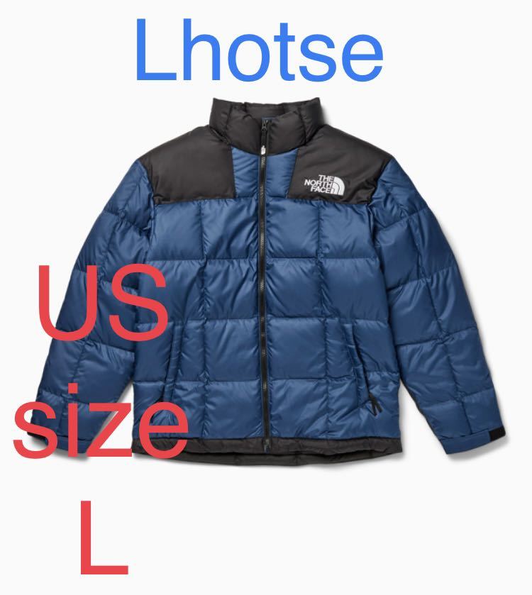 ☆新品☆人気シェイディーブルー☆US size L☆NORTH FACE LHOTSE DOWN