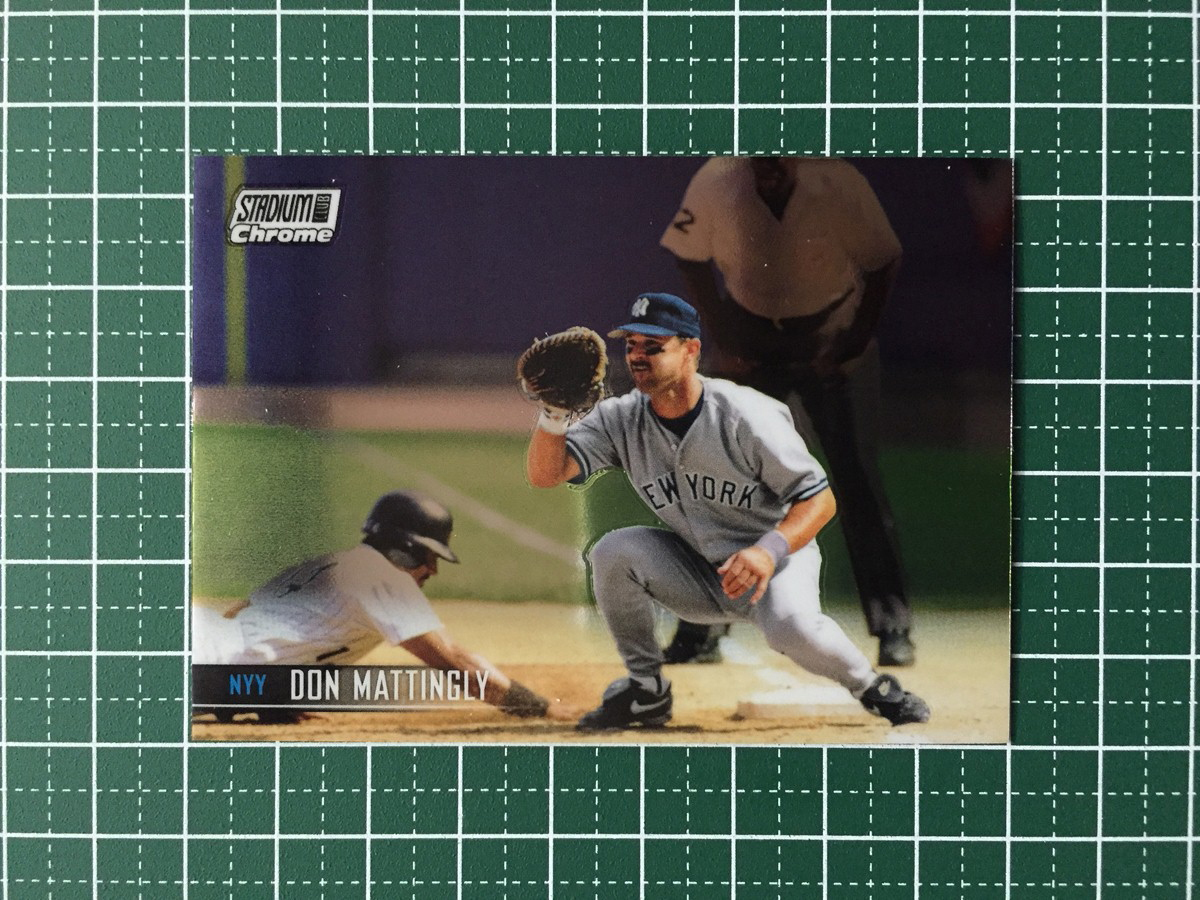 ★TOPPS MLB 2021 STADIUM CLUB CHROME #149 DON MATTINGLY［NEW YORK YANKEES］ベースカード「BASE」★_画像1