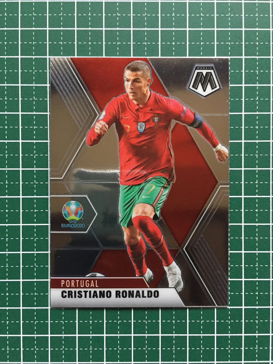 ★PANINI MOSAIC UEFA EURO 2020 #160 CRISTIANO RONALDO［PORTUGAL／ポルトガル］ベースカード「BASE」★※裏面に難あり_画像1