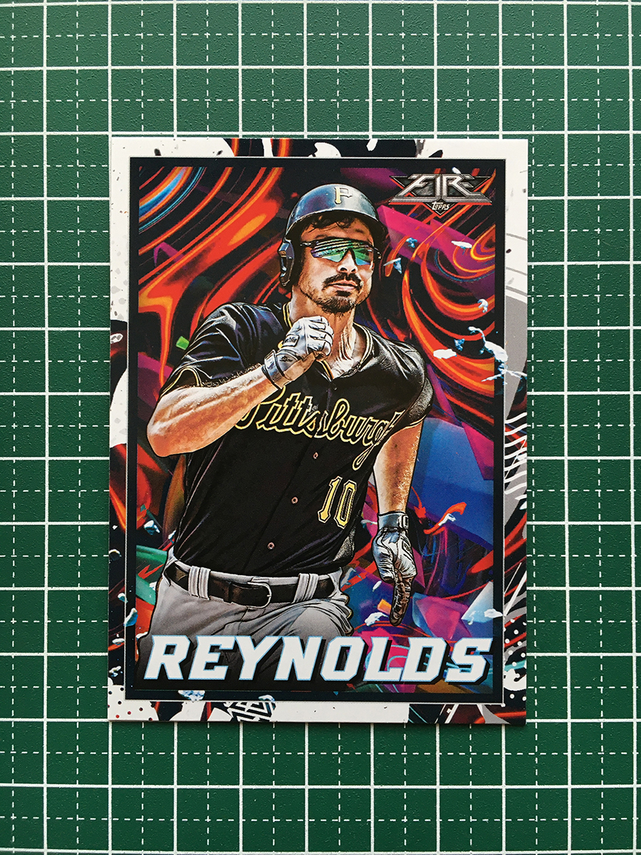 ★TOPPS MLB 2022 FIRE #195 BRYAN REYNOLDS［PITTSBURGH PIRATES］ベースカード「BASE」★_画像1