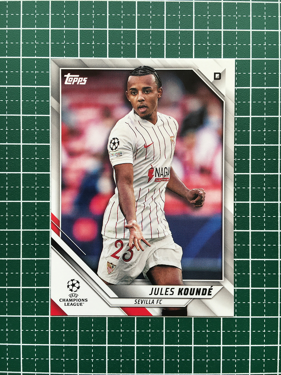 ★TOPPS 2021-22 UEFA CHAMPIONS LEAGUE #71 JULES KOUNDE［SEVILLA FC］ベースカード「BASE」★_画像1