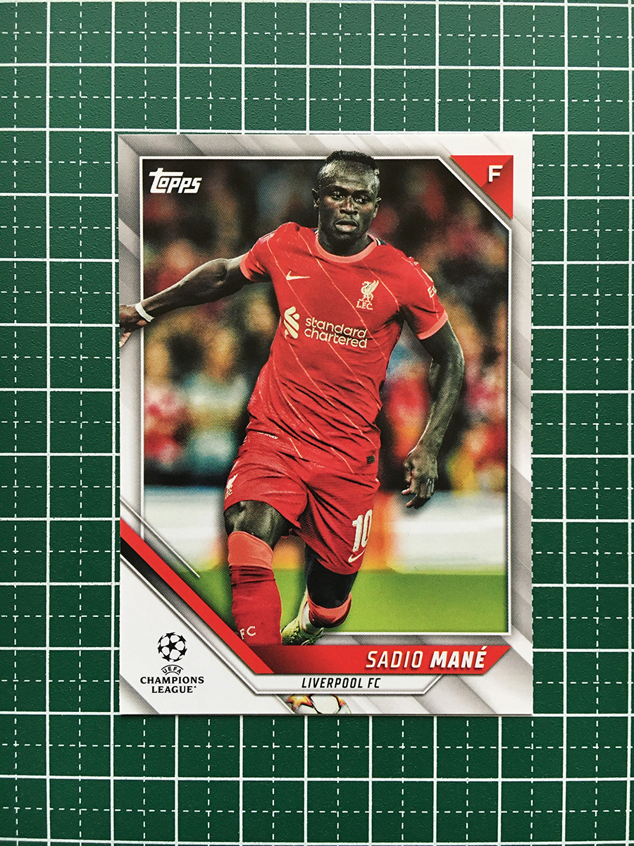 ★TOPPS 2021-22 UEFA CHAMPIONS LEAGUE #90 SADIO MANE［LIVERPOOL FC］ベースカード「BASE」★_画像1