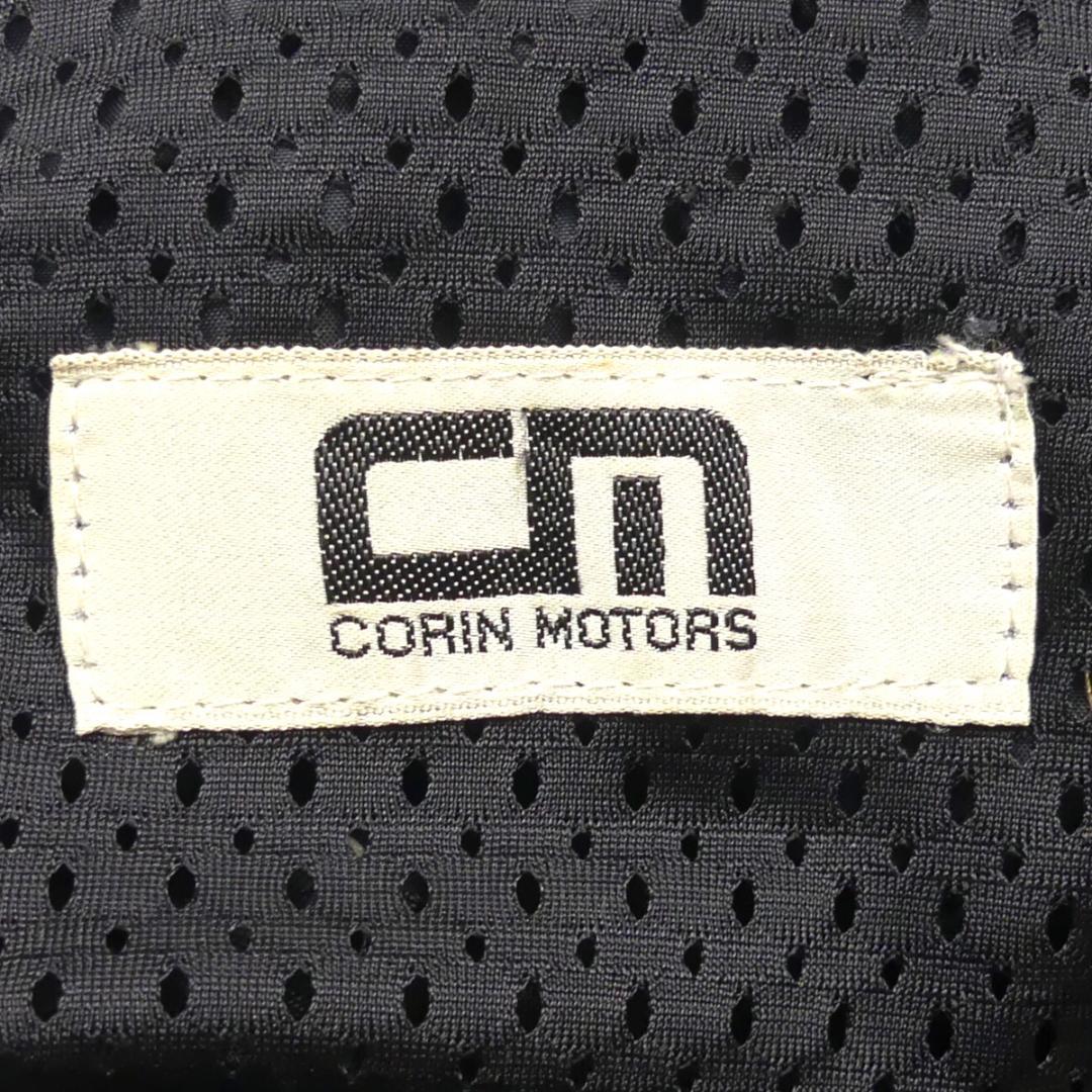 即決★CORIN MOTORS★メンズS レザーライディングパンツ 黒 メッシュ 本革 ライダースパンツ ヒザパッド 裾ジップ ツーリング レーシング_画像10