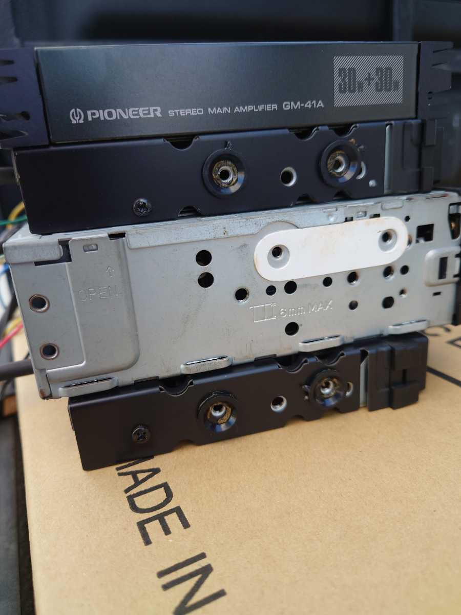 カロッツェリア SQ-4010サウンドプロセッサー/KEH-8050 カセットテープデッキ/イコライザー EQ-3010 pioneer GM-41A アンプの画像8