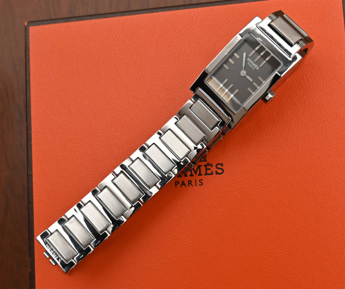 【メンテ/磨き済・極美品】エルメス タンデム レディース TA1.210(電池交換済)内寸~15.3cm『全国送料無料&1年保証』