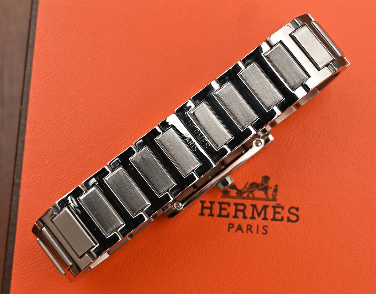 【メンテ/磨き済・極美品】エルメス タンデム レディース TA1.210(電池交換済)内寸~15.3cm『全国送料無料&1年保証』