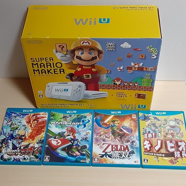 ヤフオク! - 任天堂 Wii U 本体 32GB スーパーマリオメーカー...