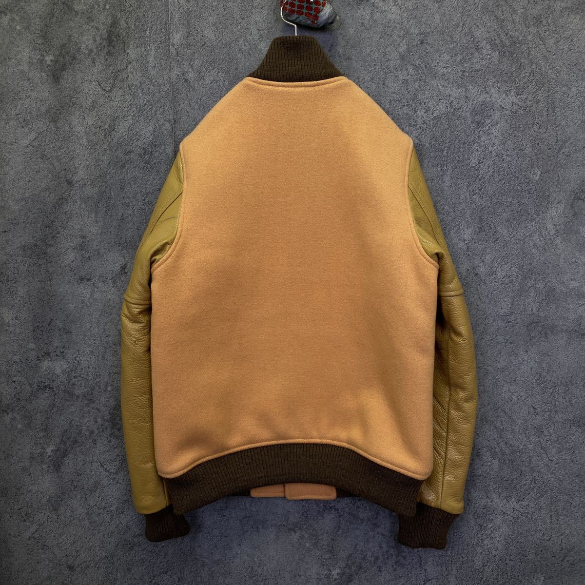 日本人気超絶の レザー 牛革 13AW BAL スタジャン ジャケット バル