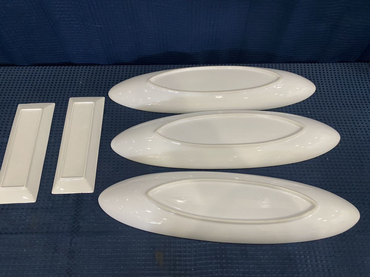 【大量セット】ホワイトプレート 大皿 中皿 長皿 MIKASAあり ごの画像3