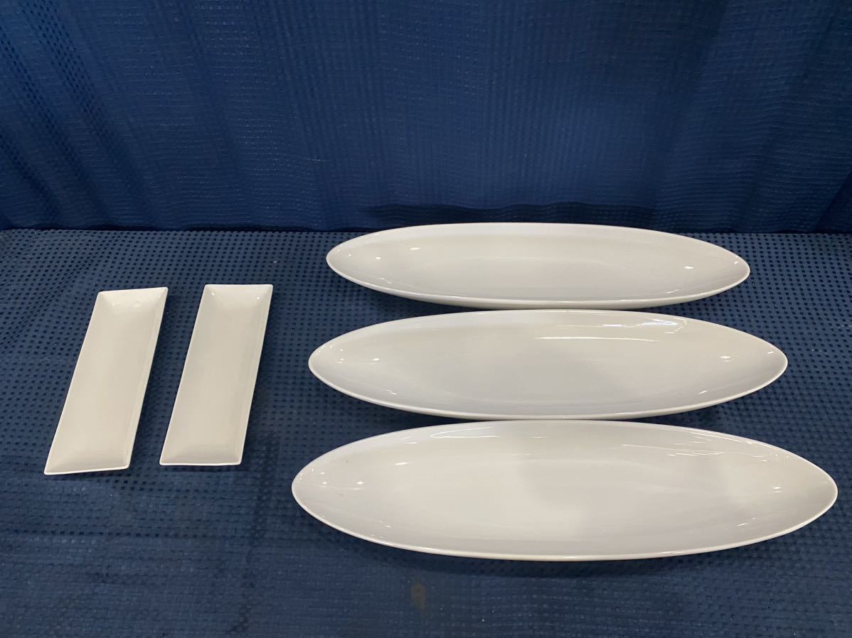 【大量セット】ホワイトプレート 大皿 中皿 長皿 MIKASAあり ごの画像2