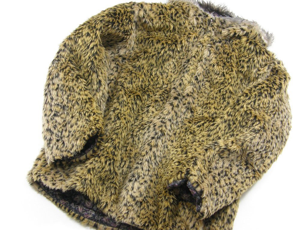  new goods TOWNCRAFT × high performance cotton inside Thermo light [ Leopard pattern ] Alaska pull over fender .- boa fleece autumn winter *342821 Town craft 