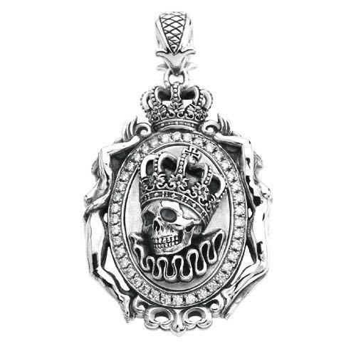  new goods *JUSTIN DAVIS* MIGHTY THUNDER CAMEO PENDANT* cameo Skull pendant * regular price 97,900 jpy *SPJ525*