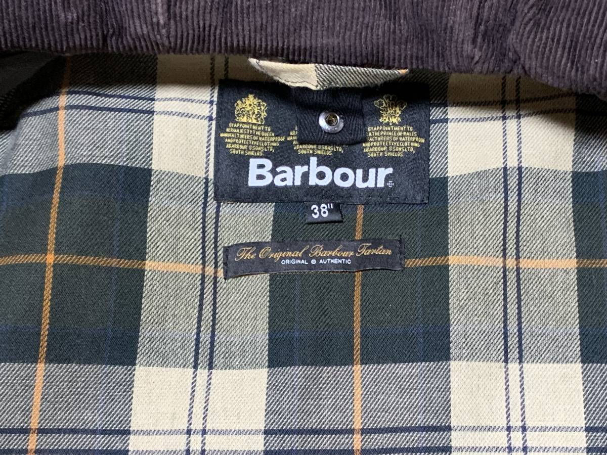 バブアー　Barbour Bedale Foody　ビデイル　38　美品_画像9