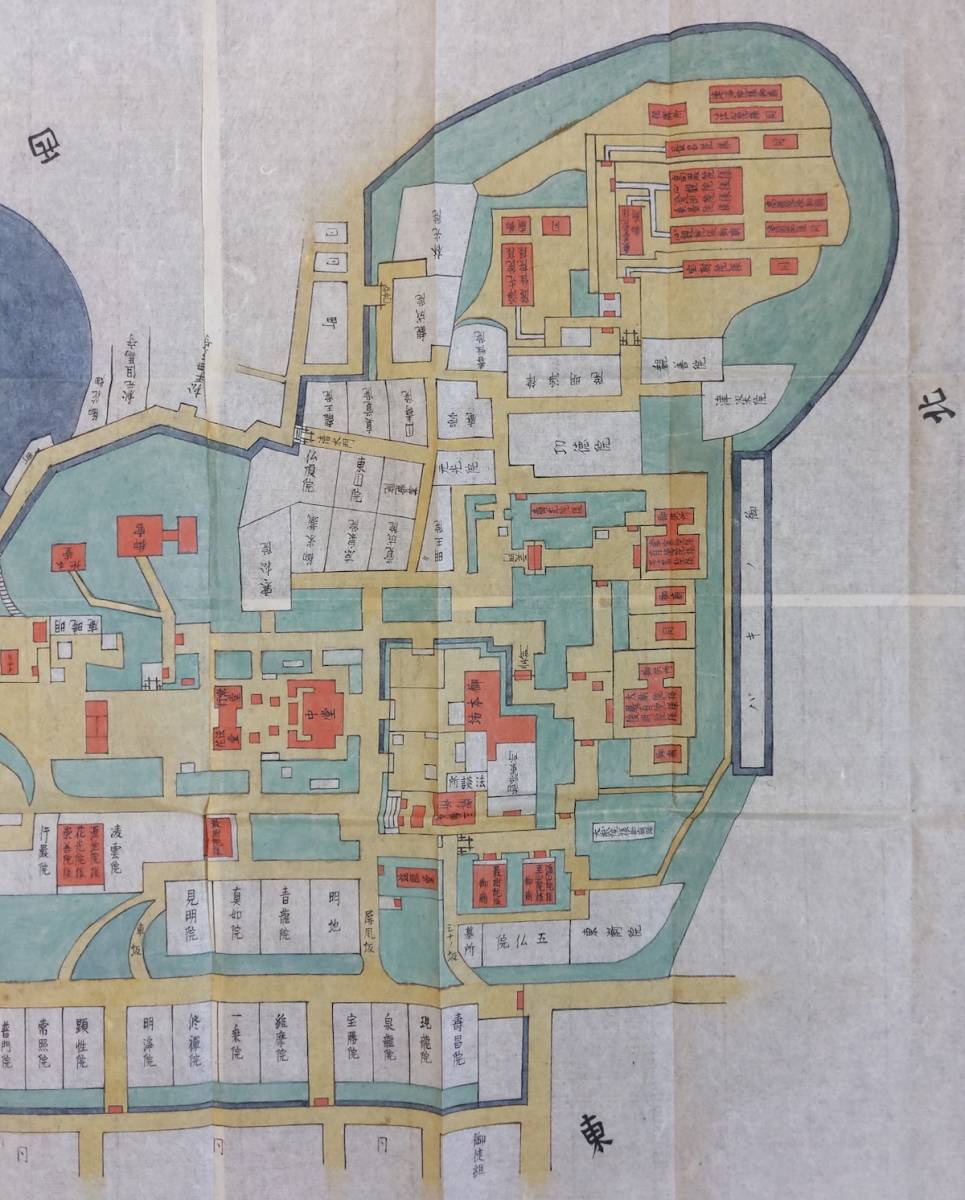 ソフトパープル 江戸切絵図 江戸時代 アンティーク 地図 東京 上野