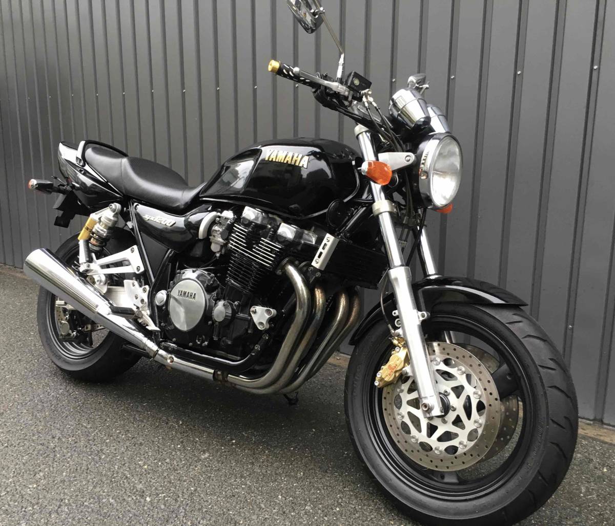 大阪　始動動画有り ヤマハ XJR1200 XJR 4KG- バイク買取り、下取り、無料処分OK_画像4