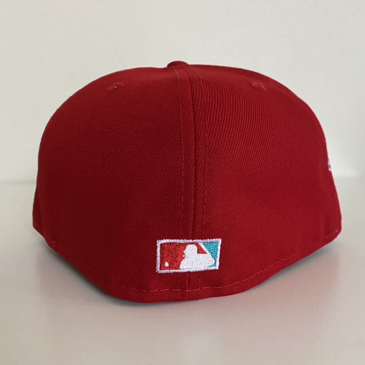 新品 New Era ツバ裏ティール NY Yankees Red Cap Teal Under Visor 7 3/8 58.7cm ニュー
