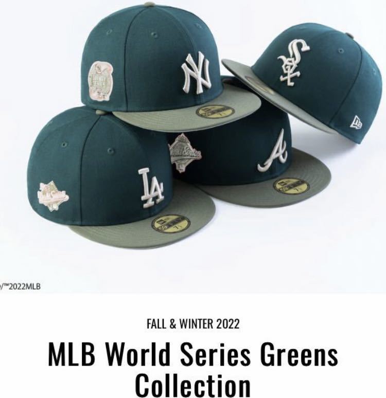 NEWERA Yankees 59FIFTY MLB World Series Greens Collectionニューエラ ヤンキースNEW ERA７3/4 61.5