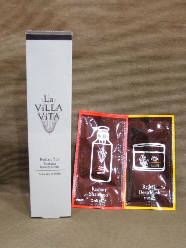 M8-352#1 иен старт нераспечатанный товар La Villa Vitala vi la* Vita li волосы spa аспидистра sing массаж крем кожа головы для уход 145g