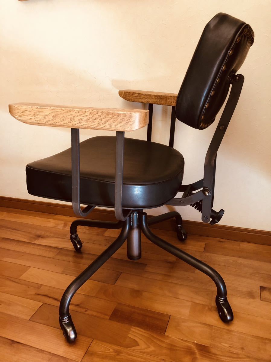 激安店舗 TRUCK FURNITURE DESKWORK CHAIR L-8 BROWN トラック