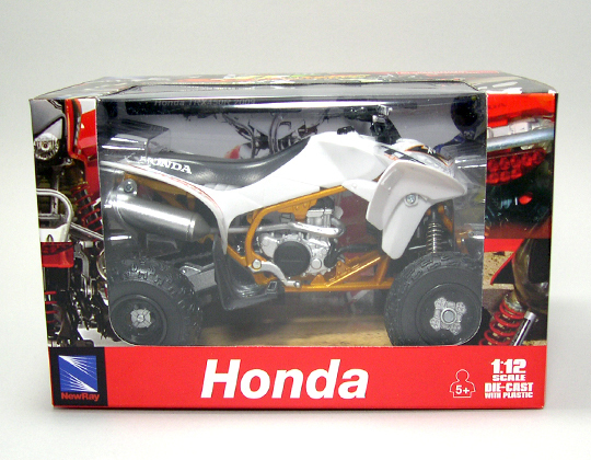 6★B級品■SALE■新品 1/12 Honda TRX 450R 2009 ATV（White）四輪バギー ホンダ スケールモデル バギーカー 模型 ミニチュアの画像2